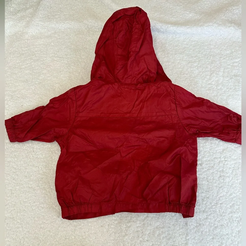 BabyGap dark red lightweight shell jacket Size 6-12 months